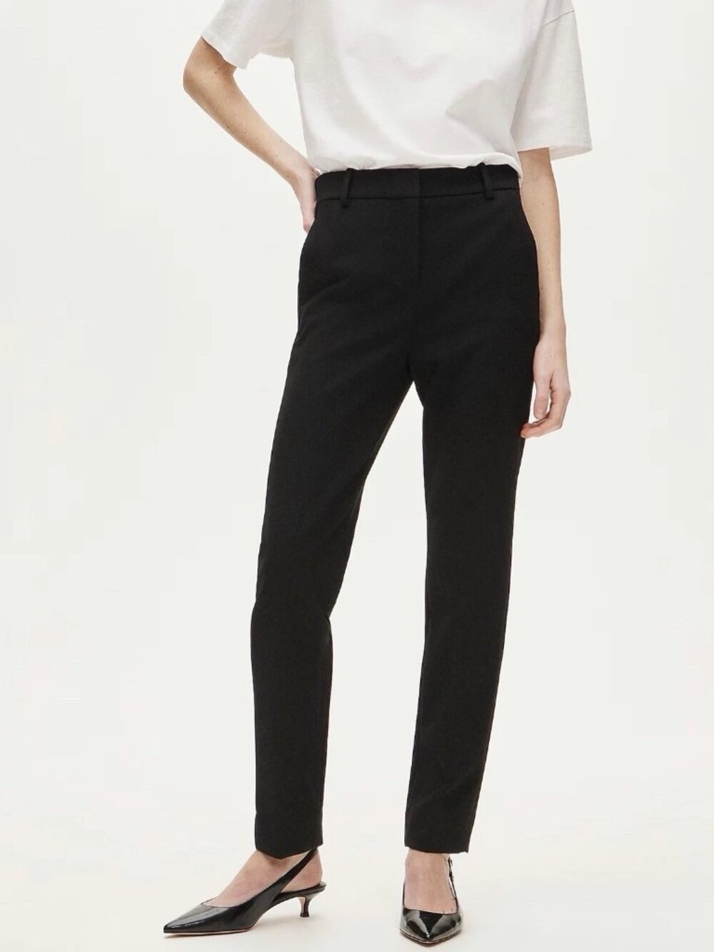 J. Crew Cameron Black Four Season Stretch Pants 6P NWT